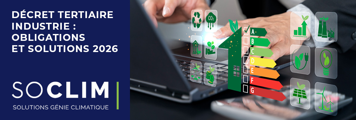 Mise en conformité Décret Tertiaire bâtiment industriel.